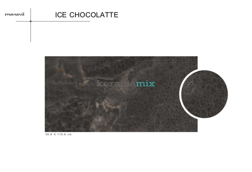 Плитка Paradyz Ceramika | Ice Chocolate Polpoler 119,8X59,8 19929 фото