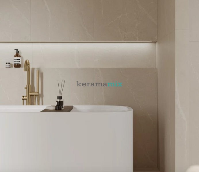 Керамограніт Paradyz | Minirock U118 Beige Gres Szkl. Rekt. Mat 59,8X119,8 18560 фото