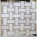 Мармурова мозаїка BEIGE MARBLE MOSAIC TUMBLED BASKET WEAVE 29.5x29.5 см 10675 фото 1
