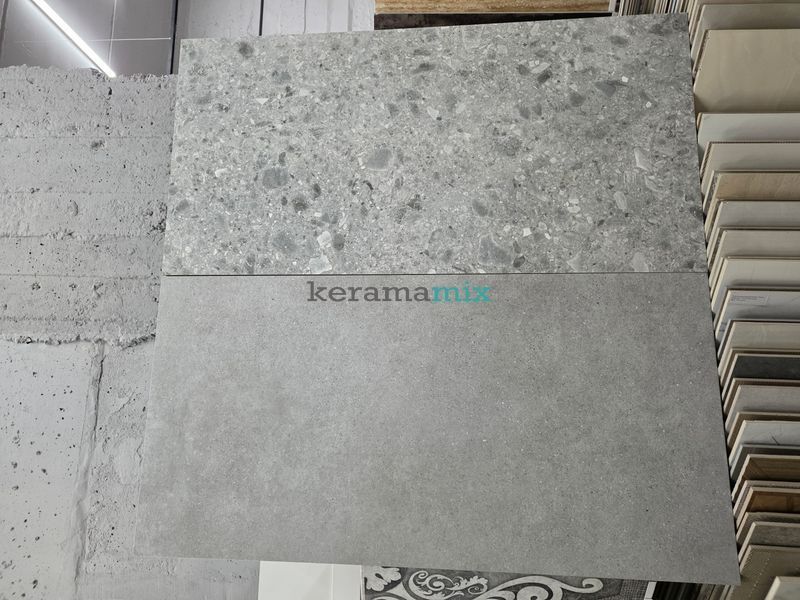 Керамогранит Almera Ceramica (Spain) | Geotech Light Grey 60x120 см 18358 фото