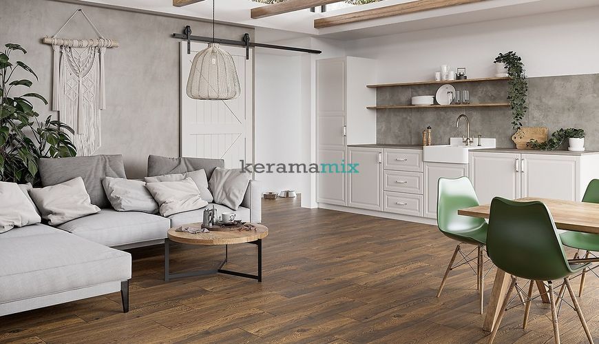 Керамограніт Opoczno | PASSION OAK CHOCOLATE MATT RECT 22,1X89 G1 208642 фото