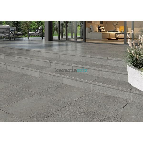Сходинка з капіносом Cersanit | Candy GPTU 607 GREY STEPTREAD KAPINOS 31,8x59,8 201289 фото