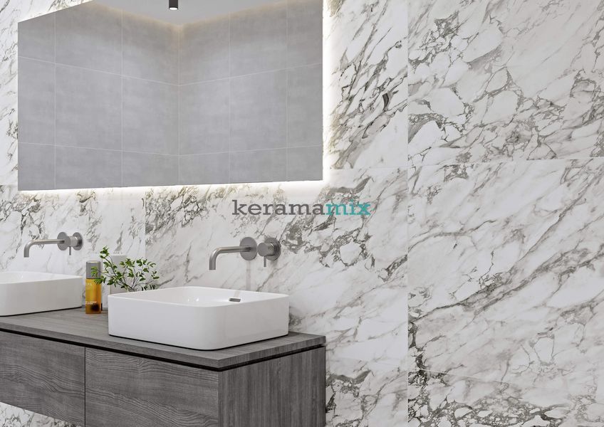 Керамогранит Golden Tile | Плитка Tempesta TS0580 белый 600х600х8 202649 фото