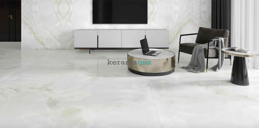 Керамограніт Kutahya | Marea Dark Grey RT Polish N 120 x120 208249 фото