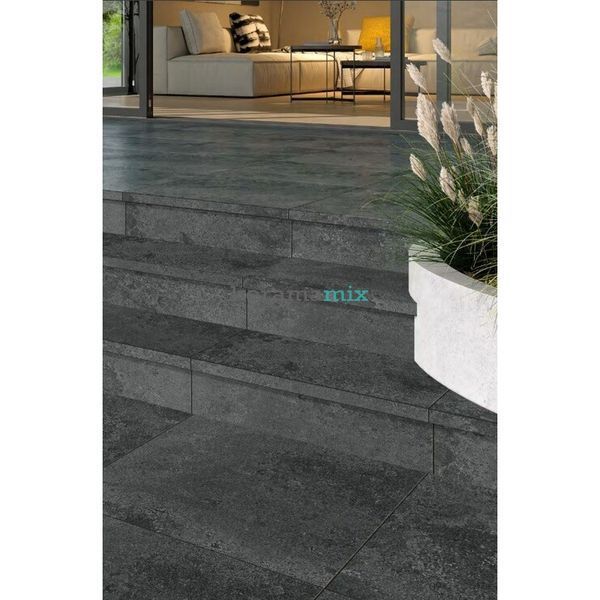 Сходинка з капіносом Cersanit | Candy GPTU 607 Graphite STEPTREAD KAPINOS 31,8x59,8 201290 фото