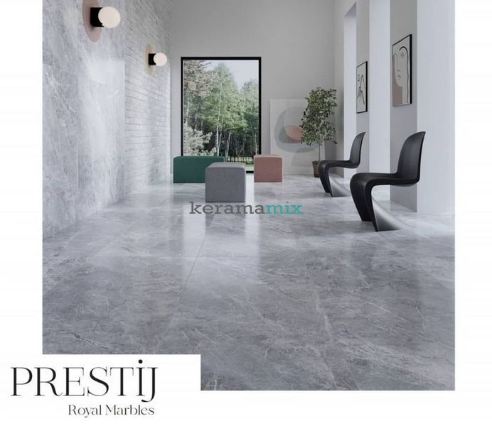 Керамограніт Kale ROYAL MARBLES Prestij MPB-R563 Antracite 60x120 50317583 фото