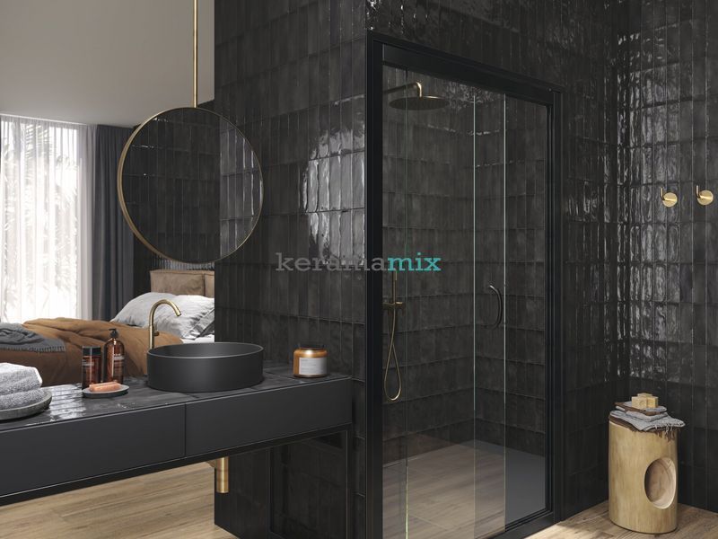 Плитка APE Ceramica | Seville Black 6,5x20 см 208545 фото