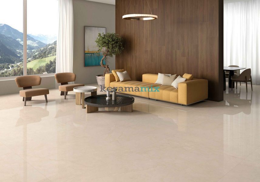 Керамогранит Geotiles | Плитка 60x120 Vittoria Marfil Polished Rect 19133 фото