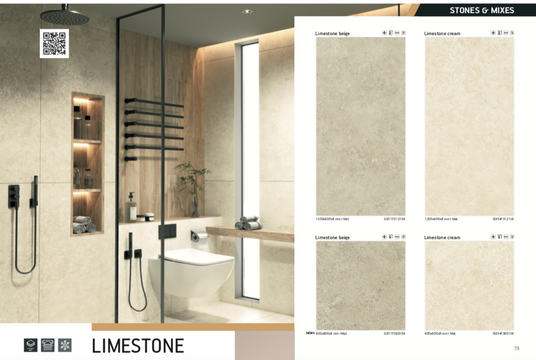 Керамогранит Teo Ceramics (Allore) | Limestone Cream F P