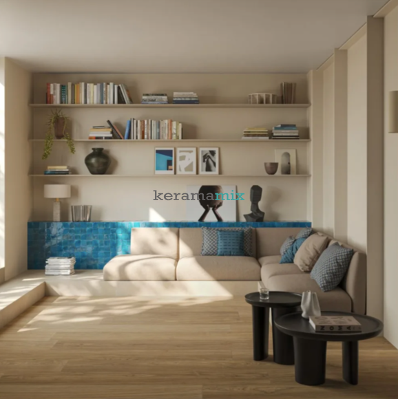 Плитка под дерево Marazzi | Nobilis Noce Naturale 20х120 Rett. 9 мм (MQ92) 209993 фото