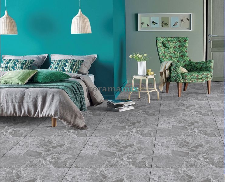 Керамограніт Ceramica Deseo | Teadora Dark Grey 600x600 18712 фото