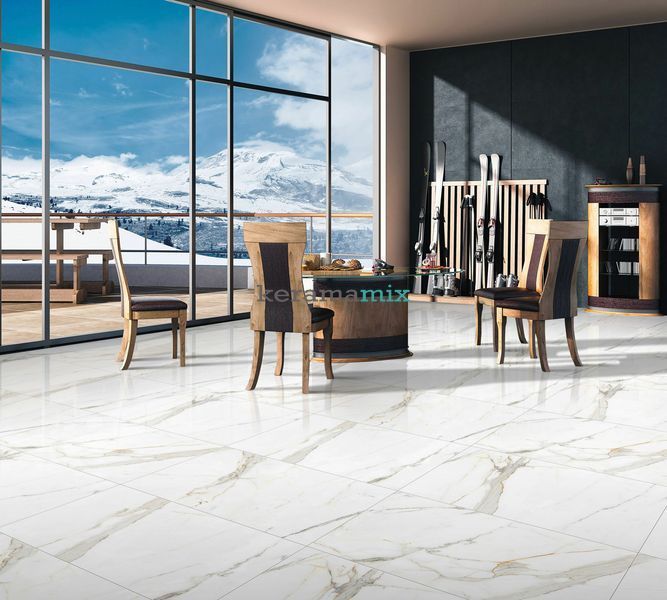 Керамограніт Letina Tiles | Statuario Bianco Polished 60*120 201640 фото