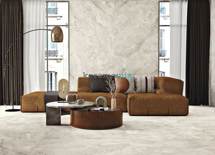 Керамогранит Azulejos Benadresa | Плитка AURA IVORY NATURAL 600х1200 203050 фото