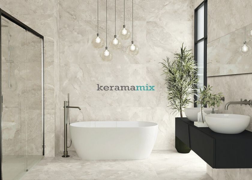 Керамогранит Azulejos Benadresa | Плитка AURA IVORY NATURAL 600х1200 203050 фото