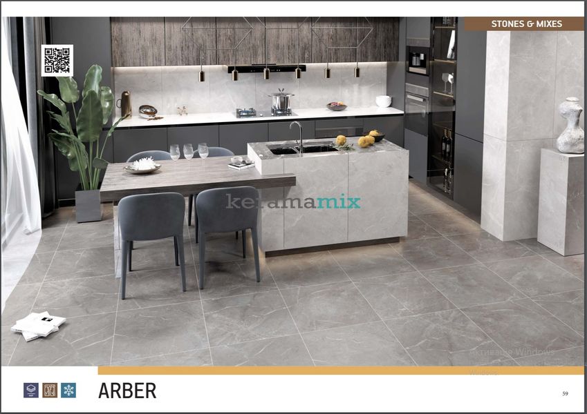 Керамогранит Teo Ceramics (Allore) | Arber Grey F P 600x1200x8 R Mat 1 11653 фото