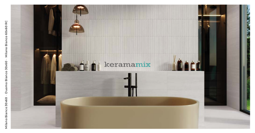Керамограніт Rocersa | Milano Blanco 60x120 RC 19334 фото