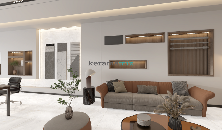 Керамогранит Italica | Плитка MIDTOWN ONYX SKY SILK PRO 60x120 202900 фото