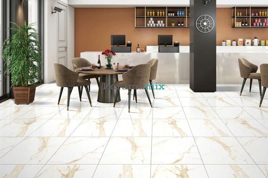 Керамограніт Letina Tiles | Statuario Bianco Polished 60*120 201640 фото