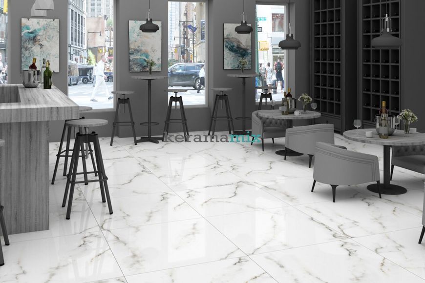 Керамогранит Netto Ceramika | Carrara Polished 80&times;80 18012 фото