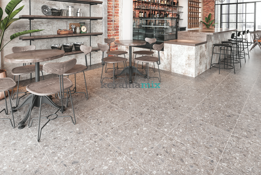 Керамограніт Teo Ceramics (Allore) | Venissa Dark F P 470x470x8 NR Mat 1 15774 фото
