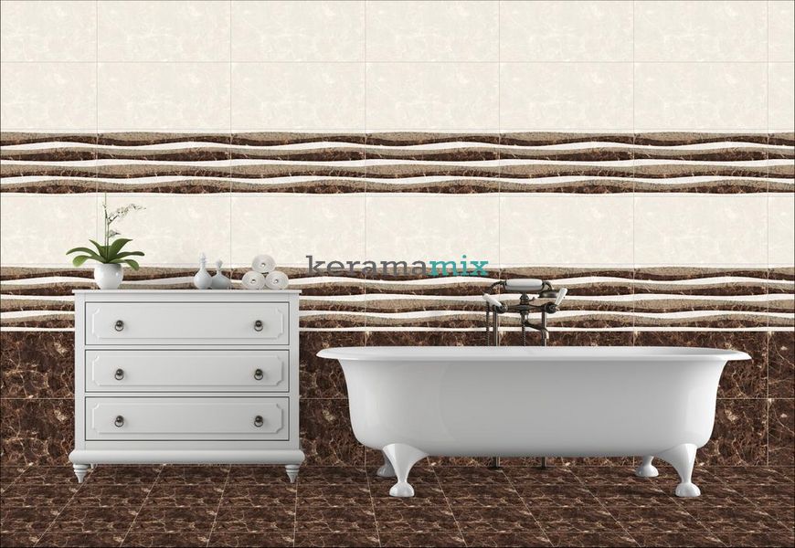 Плитка для стін Casablanca 5005-HL-5 Decor Wave 30x60 10129 фото