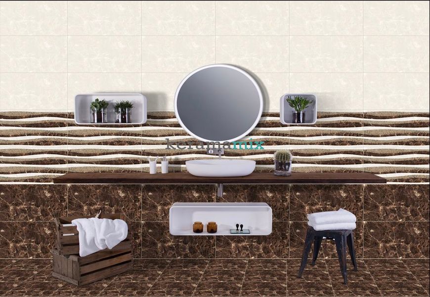 Плитка для стін Casablanca 5005-HL-5 Decor Wave 30x60 10129 фото