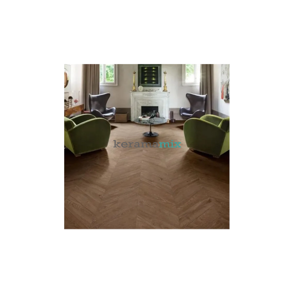 Плитка под дерево Marazzi | Nobilis Chevron Noce Classico 11х54 Naturale 9 мм (MQ94) 209995 фото