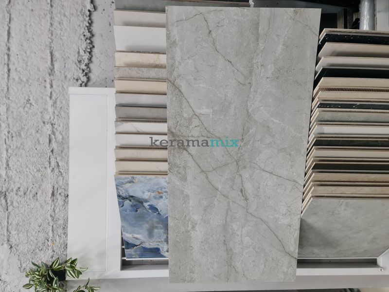 Керамограніт Netto Ceramika | Marmo Paradiso Grey Matt Carving 600X1200 18615 фото