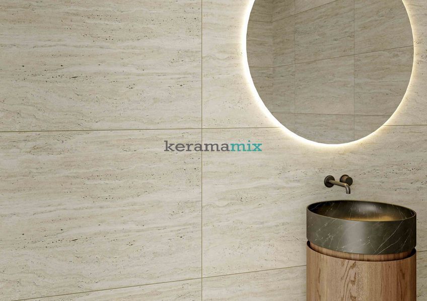 Керамогранит Golden Tile | Плитка Travertino Ever TE1580 бежевый 600х600х8 202653 фото