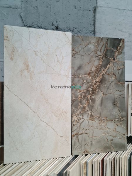 Керамограніт Netto Ceramika | Marmo Paradiso Crema Matt Carving 600X1200 18616 фото