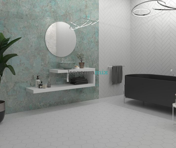Керамограніт Inspiro | Flat Grey 7.5x30 17565 фото