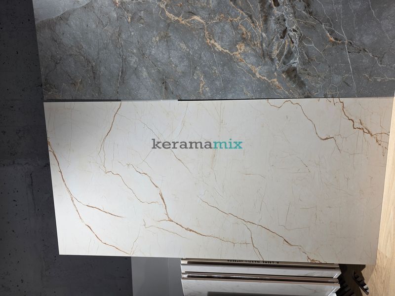 Керамограніт Livenza Granito | Abria Crema Carving 120x60 208847 фото