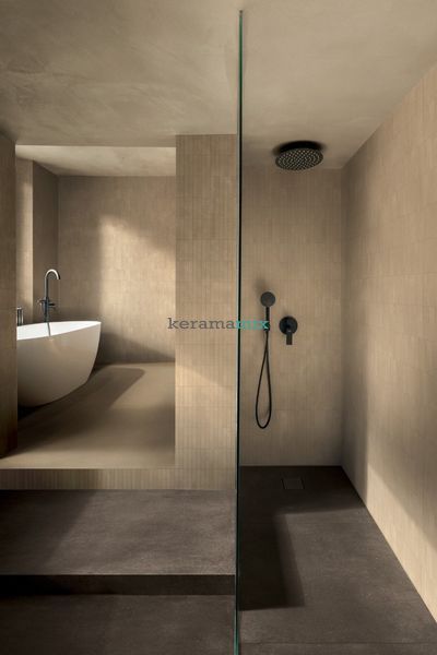 Керамогранит Florim | Плитка Sensi Terre Carbone Brick Silk 5,7х23,2 Ret 8 мм (787118) 202853 фото