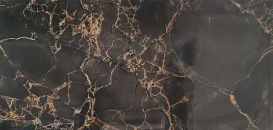 Керамогранит Italica | Denia Gold Black High Glossy 60x120 см
