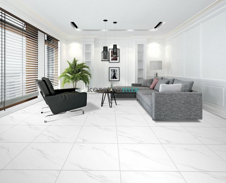 Керамогранит Letina Tiles | Marbela White Polished 60*120 201643 фото