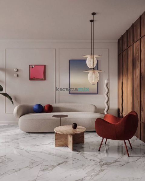 Керамогранит Fiera Ceramica | Bianco Luce (YSY650B) 600x1200 209962 фото