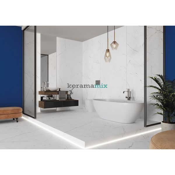 Керамогранит Cerrad | GRES MARMO THASSOS WHITE RECT 8&times;597&times;1197 18943 фото