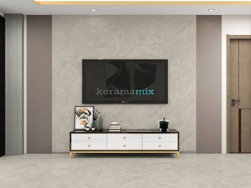 Керамогранит Ceramica Deseo | Плитка GRAVINIA CROSSCUT TAUPE 60x120 см 202918 фото