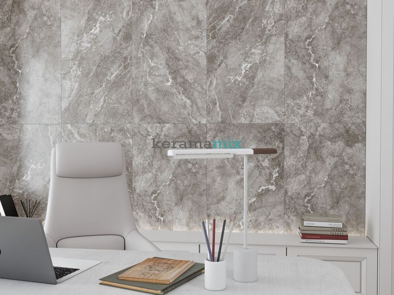 Керамограніт Golden Tile | Плитка Ritz RT2980 сірий 1200x600x8 202620 фото