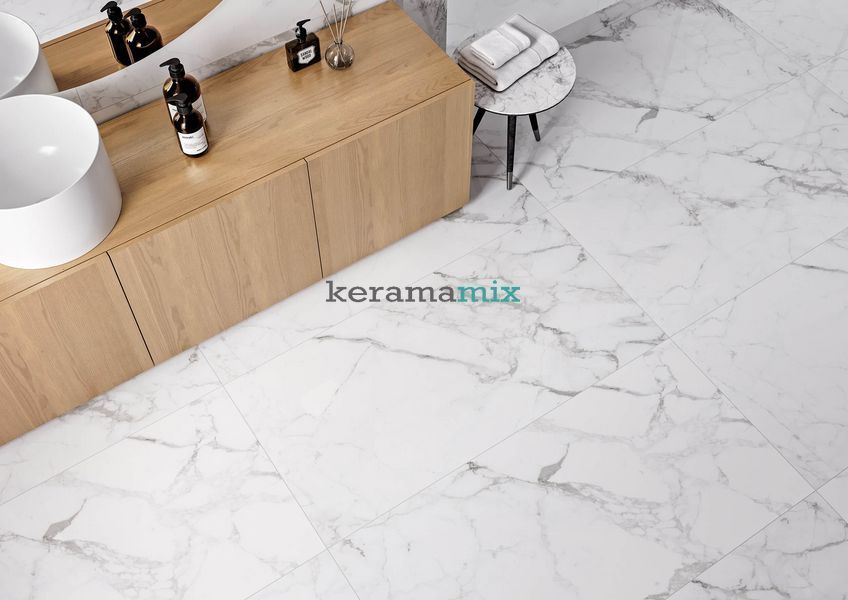 Керамограніт Golden Tile | Calacatta Extra Н90990 білий 1200х600х8 19003 фото