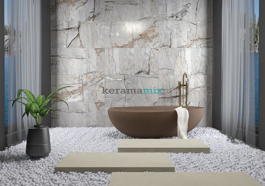 Керамограніт Anka Seramik | TORTUGA GREY 60*120 202270 фото