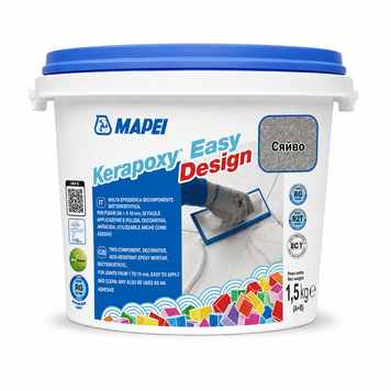 Епоксидна затирка Mapei Kerapoxy Easy Design 700+Mapecolor Metallic Shining (Сяйво), 1,5 кг 209796 фото