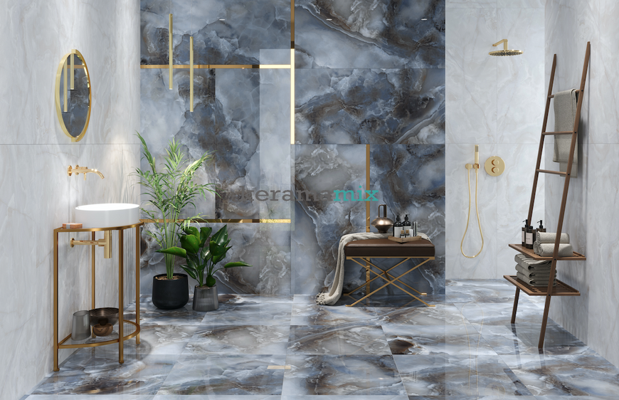 Керамограніт Teo Ceramics (Allore) | Nebula Blue F P 600x1200x8 R Full Lappato 1 17268 фото