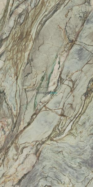 Керамограніт Paradyz | Abstract Green Gres Szkl. Rekt. Poler 59,8X119,8 18517 фото