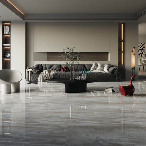 Керамогранит Fiera Ceramica | Canyon Grigio (Opium Gris 600x1200) 600х1195х7 18217 фото