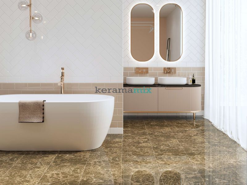 Керамогранит Golden Tile | Плитка Emperador EMF870 мокко 400х400x8 202707 фото