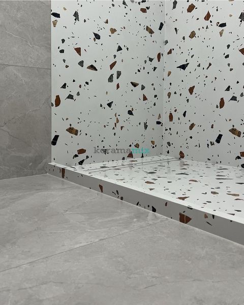 Керамограніт Teo Ceramics (Allore) | Stracciatella White F P 600x1200 R Mat 1 11659 фото