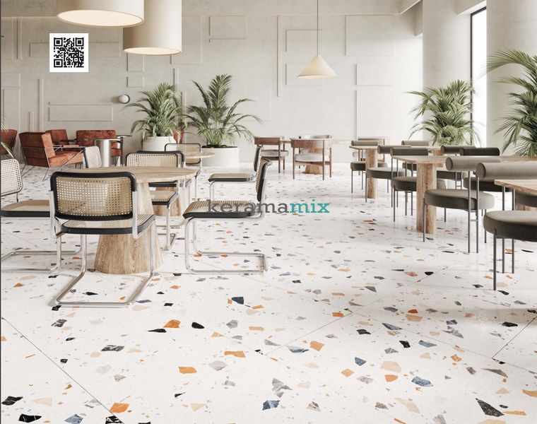 Керамограніт Teo Ceramics (Allore) | Stracciatella White F P 600x1200 R Mat 1 11659 фото