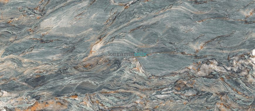 Керамограніт Kutahya | Camelia Green Polish 120х280 6 мм  208208 фото