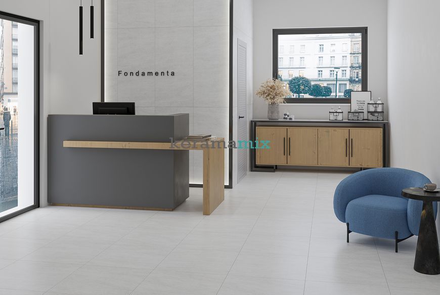 Керамогранит Primavera | Плитка FONDAMENTA светло-серый 60х60 matt FTG580 208951 фото